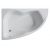 Акриловая ванна Jacob Delafon Micromega Duo 150x100 L с каркасом  SF218RU-NF и со слив-переливом E6D159-CP P хром_