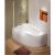 Акриловая ванна Jacob Delafon Micromega Duo 150x100 L с каркасом  SF218RU-NF и со слив-переливом E6D159-CP P хром_, изображение 2