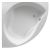 Акриловая ванна Jacob Delafon Presquile 145x145 с каркасом SF045RU-NF и слив-переливом E6D159-CP P хром_