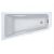 Акриловая ванна Jacob Delafon Odeon Up 160x90 L с каркасом SF081RU-NF_