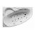 Акриловая ванна Relisan Ariadna R 135x95 с каркасом_, изображение 4