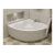 Акриловая ванна Relisan Polina 120x120 с каркасом_, изображение 3