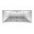 Акриловая ванна Vayer Casoli 180x80 с каркасом_, изображение 4