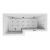 Акриловая ванна Vayer Options 165х85/70 L с каркасом и слив-переливом_, изображение 5
