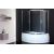 Душевая штора Royal Bath 150ALP-C-CH 150x100x150 (матовая)_