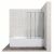 Шторка для ванны Ambassador Bath Screens 16041110R_
