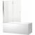 Шторка для ванны Aquanet Beta 4 NF6222-hinge, прозрачное стекло_, изображение 2