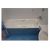 Чугунная ванна Roca Haiti 23307000R 160x80 см с ручками 526804210 хром и ножками 150412330_, изображение 2