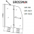 Шторка для ванны Grossman GR-102/2_, изображение 3