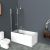 Душевая шторка на ванну BelBagno UNO-V-2-120/150-C-Cr_