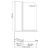 Стеклянная шторка на ванну WasserKRAFT Leine 35P02-110WhIite Fixed_, изображение 2