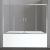 Душевая шторка на ванну BelBagno UNIQUE-VF-2-150/180-140-C-Cr_