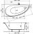 Акриловая ванна Ravak Avocado L 160 см с ножками CYS0000000_, изображение 2