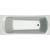 Акриловая ванна Ravak Domino Plus 170 с ножками CY00030000_