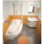 Акриловая ванна Ravak Rosa 95 R 160 см с ножками CY55000000_, изображение 4