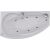 Акриловая ванна Aquanet Jersey 170x100 L с каркасом_, изображение 4