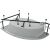 Акриловая ванна Aquanet Lyra 150х100 R с каркасом_, изображение 7