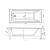 Акриловая ванна Aquanet Bright 165x70 с каркасом_, изображение 7