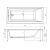 Акриловая ванна Aquanet Bright 180x80 с каркасом_, изображение 7