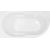 Акриловая ванна Royal Bath Azur 140x80 L с каркасом RB614200K_