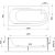 Акриловая ванна Royal Bath Azur 140x80 L с каркасом RB614200K_, изображение 4