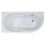 Акриловая ванна Royal Bath Azur 160x80 L с каркасом RB614202K_