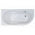 Акриловая ванна Royal Bath Azur 160x80 L с каркасом RB614202K_, изображение 2