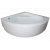 Акриловая ванна Royal Bath Rojo 150x150 с каркасом RB375201K_