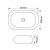 Раковина Comforty 78102BW черно/белая_, изображение 8