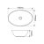 Раковина Comforty 7138BW черно/белая_, изображение 3