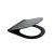 Комплект BERGES: инсталляция NOVUM, кнопка R5 SoftTouch черная, унитаз EGO Black  Rimless, сидение дюропласт Toma Black Slim SO_, изображение 7