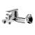 Смеситель для ванны короткий излив Bravat F6191183CP-01-RUS_