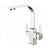 Смеситель для кухонной мойки ZORG Sanitary ZR 332 YF NICKEL_