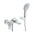 Смеситель для ванны с коротким изливом WasserKRAFT Aller 1061WHITE_