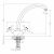 Смеситель для кухни DECOROOM DR54029_, изображение 2