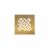 Трап водосток BERGES PLATZ Antik 100х100, золото глянец, вертикальный выпуск S-сифон D50/105мм H30/80мм_, изображение 4