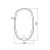 Зеркало Comforty Космея-50 светодиодная лента, сенсор 500*800 00-00001263CF_, изображение 2