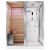 Сауна с душевой кабиной Tiko Helmi 180х110 L белая_, изображение 2