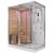 Сауна с душевой кабиной Tiko Helmi 180х110 L белая_