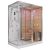 Сауна с душевой кабиной Tiko Helmi 180х110 R белая_