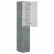 Шкаф-пенал Vincea Vico VSC-2V170BT подвесной, 1700*350*350, Beton_, изображение 3