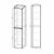 Шкаф-пенал Vincea Fine VSC-2NF170BT подвесной, 1700*350*350, Beton_, изображение 4