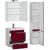 Мебель для ванной Aquanet Тиволи 60 бордо арт.00180563_, изображение 5