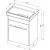 Тумба с раковиной Aquanet Августа 50 (Moduo Slim) белый арт. 00254069_, изображение 3