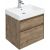 Тумба с раковиной Aquanet Nova Lite 60 дуб рустикальный (2 ящика) арт. 00254695_, изображение 10