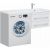 Тумба с раковиной Aquanet Нота 120 R белый арт. 00240161_, изображение 2
