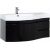 Тумба с раковиной Aquanet Опера 115 L черный (2 дверцы 2 ящика) арт. 00212994_