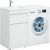Тумба с раковиной Aquanet Токио 110 L белый (напольная, 1 ящик) арт. 00239298_