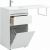 Тумба с раковиной Aquanet Токио 110 L белый (напольная, 1 ящик) арт. 00239298_, изображение 7
