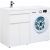 Тумба с раковиной Aquanet Токио 120 L белый (напольная, 1 ящик, 2 дверцы) арт. 00239211_, изображение 2